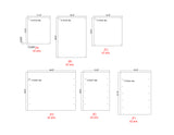 Custom Order 51 for Modern Craftsman - Acrylic Frames -  12 Pcs. - 0.125" Clear Acrylic - Client #170084