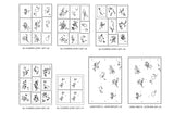 Custom Order 8 for Camron Wright - Stencil Cutouts - Clear Mylar - 23 Sheets - Client #190138