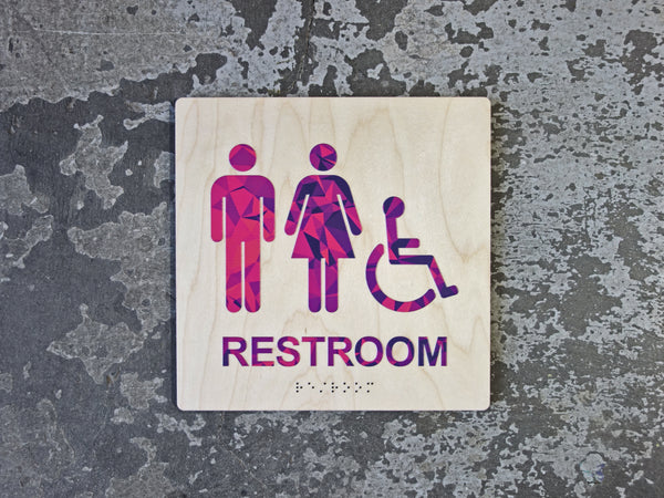 Restroom Signs – Gray Skunk Inc.