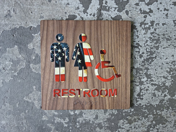 Restroom Signs – Gray Skunk Inc.