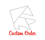 Custom Order 003 for Heidi Nelsen - Hi-Light Dance Logo - 1 Piece Total - Gray Oak & Maple - Client #180003