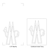 Custom Order 040 for Pink Monkey Studios (Daelin) - VE Photo Call Logo - 0.75" MacPly  - Client #210151