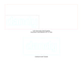 Custom Order 51 for Pink Monkey Studios (Vanessa) - 0.25" Acrylic Cutouts + Adhesive & Install Template - Client #210151