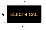 Custom Order 021C for Flat Black Studio (Cole) - Moore's Edge Electrical Signs - Qty. 13 - Client #220177