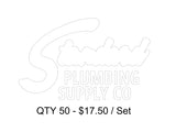Custom Order 105 for Delvie's Plastics (Scott) - 0.50" Gloss White Acrylic - Client Provided Material & Files - Client #220194