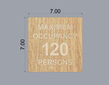 Custom Order 31 for Pura Vida Miami - Sign Set - Natural Oak Backer - Maple/Birch Overlays - 1 Signs - Client #230072 (Copy)
