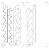 Custom Order 031 for MetaDesigns (Davin M.) - Laser Cut 1/2" MDF - 2 Sheets - PO 025.094H - Client #230200