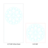 Custom Order 012 for La Petite Maison - Rosette Window Parts - 0.75" & 0.50" MDF - Client Supplied Files - Client #230222