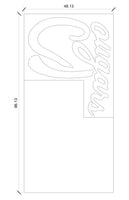 Custom Orders 3 for Thomas & Sons (Todd) - Cougars Cutouts - 0.5" Clear Acrylic - Client #210151