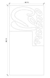 Custom Orders 3 for Thomas & Sons (Todd) - Cougars Cutouts - 0.5" Clear Acrylic - Client #210151