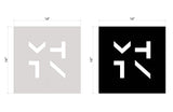 Custom Orders 6 for Thomas & Sons (Todd) - MHTN Logo Cutouts - 1" Clear Acrylic - Client #210151