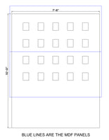 Custom Order 5 for Alexis Valdes - 0.50" MDF Parts - Various Sizes - Product Display - Laser Cut - Client #250047