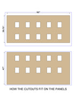 Custom Order 5 for Alexis Valdes - 0.50" MDF Parts - Various Sizes - Product Display - Laser Cut - Client #250047