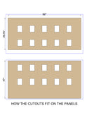 Custom Order 5 for Alexis Valdes - 0.50" MDF Parts - Various Sizes - Product Display - Laser Cut - Client #250047