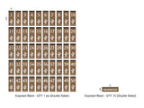 Custom Order 001 - The Good Eating Co. - Table # Stackers & Reserved Tables Signs - QTY 60 Total - Natural Walnut & UV Print w/ Black Aluminum - Client #250153