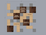 Custom Order 1 for  Access Family Care (Steve) - Donor Wall - Wood Paneling (0.25"-0.75") - Wood Veneer- Client #260083