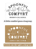 Custom Order 001 for Spoonful of Comfort (Ashley W.) - 1/4" India Walnut Logos & Text + Install Templates - Client Supplied Files - Client #260172