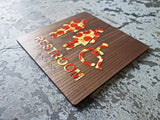 045 ADA Braille Restroom Bathroom Sign - Pizza Design - CHROMATONE Series: The Roni