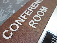 007 Privacy Slider Signs - Conference Interview & Dressing Room -  Occupied Sign - Customizable (Any Text)