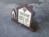 024 AirBNB Verbo WiFi Internet Access Sign