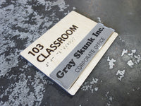 012 Changeable Insert Wood Room Sign - Personalized Text