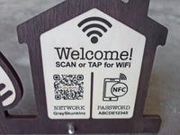 024 AirBNB Verbo WiFi Internet Access Sign