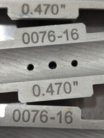 Custom Order 5 for Gaia (Lee) - Aluminum Part Engravings - 24 Cases - Client #240025
