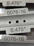 Custom Order 5 for Gaia (Lee) - Aluminum Part Engravings - 24 Cases - Client #240025
