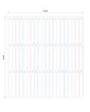 Custom Order 107 for Delvie's Plastics (Scott) - 0.50" Clear Acrylic Reminder Bands - Client Provided Material & Files - Client #220194