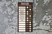 091 Building Directory Lobby Tenant Wood Sign