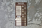 091 Building Directory Lobby Tenant Wood Sign
