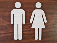 061 Exterior WATERPROOF ADA Restroom Sign