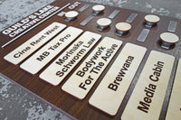 091 Building Directory Lobby Tenant Wood Sign