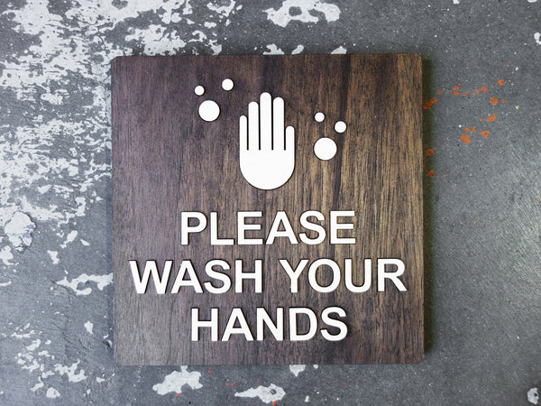 036 Employee Please Wash Hands Sign – Gray Skunk Inc.