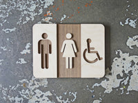 013 Unisex Restroom Sign