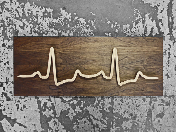 078 Custom EKG Heartbeat Sign